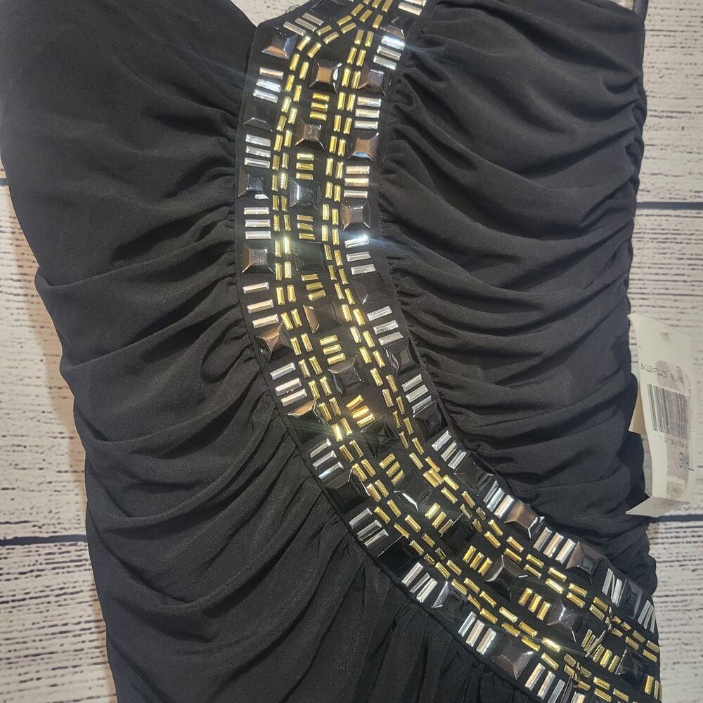 Jodi Kristopher Black Mini‎ Bodycon Dress Size S - Picture 2 of 7